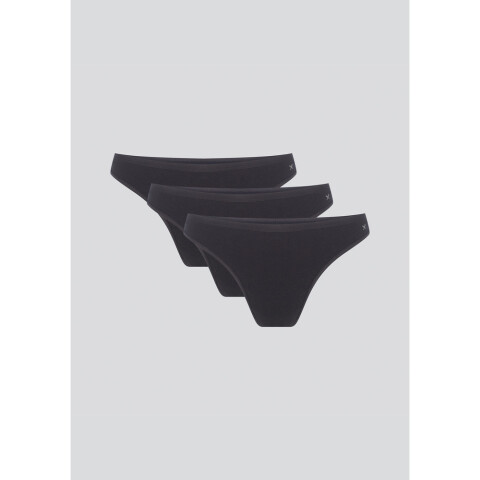 KIT COM 3 CALCINHAS FEM PRETO