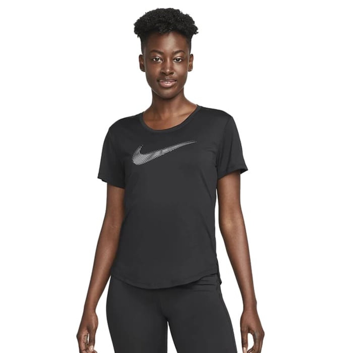 Remera Nike Dri-fit Swoosh de Mujer - FB4696-010 - Negro 