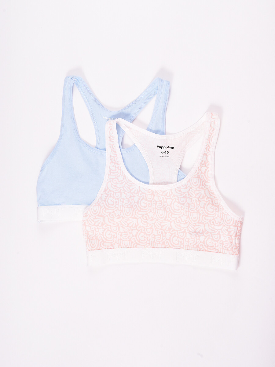 TOP TEEN PACK X 2 - VERDE AQUA 