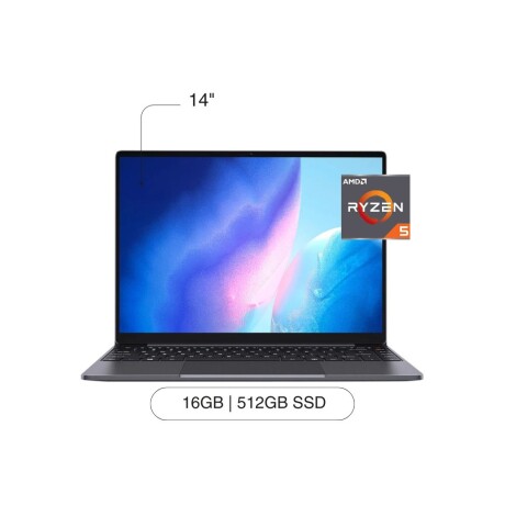 Notebook CHUWI Corebook X 14' 2K QHD 512GB SSD / 16GB RAM R5-7430U Notebook CHUWI Corebook X 14' 2K QHD 512GB SSD / 16GB RAM R5-7430U
