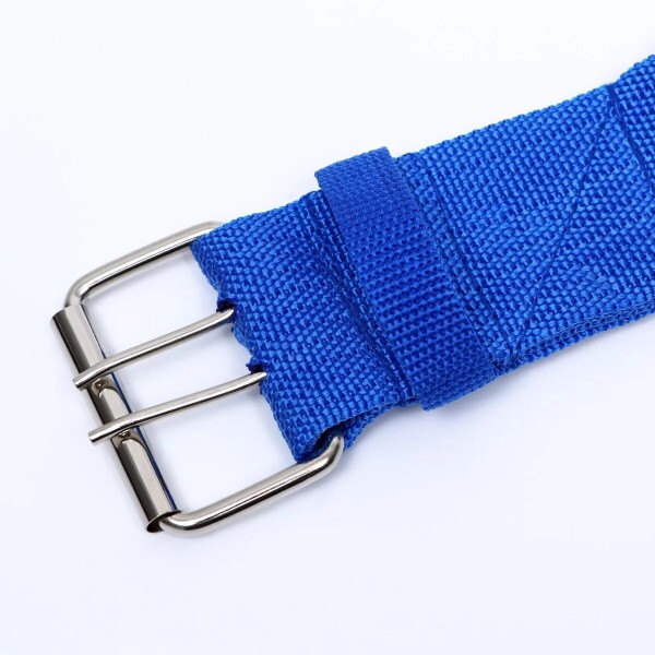Collar Hebilla Nylon Perros Raza Grande 65 cm Ajustable Variante Color Azul