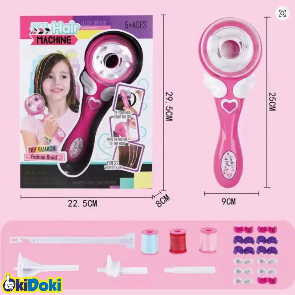 Set para trenzar cabello con accesorios Set para trenzar cabello con accesorios