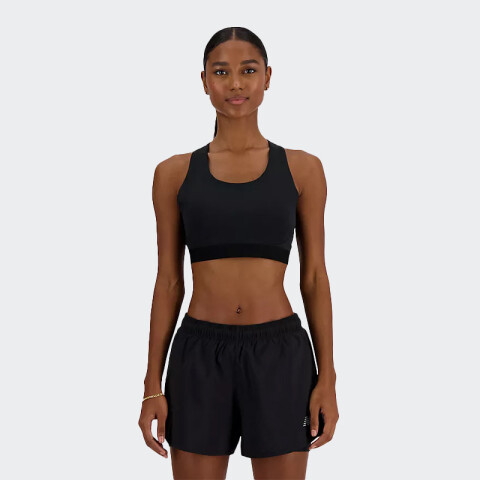 Top New Balance Medium Support Pocket Negro