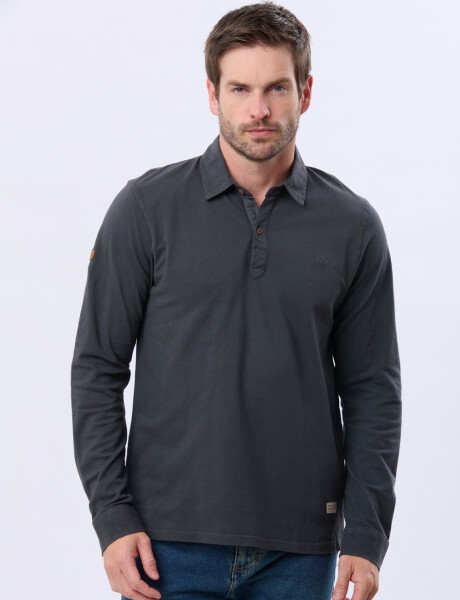 REMERA POLO DE ALGODON Azul