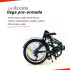 Bicicleta Plegable cuadro aluminio rod 20 y cambios Shimano Negra