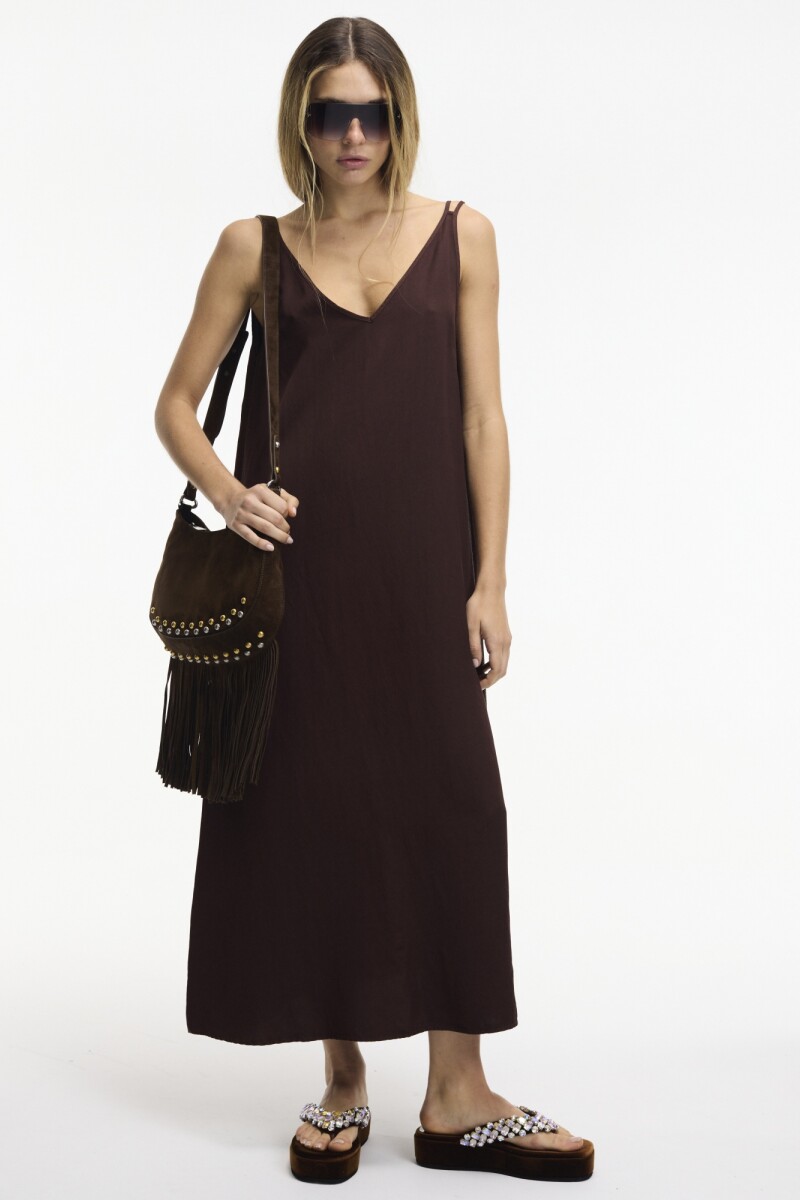 Vestido Marron