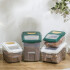 Contenedor Racion Comida Transportador Anti Humedad Ruedas Variante Color Blanco