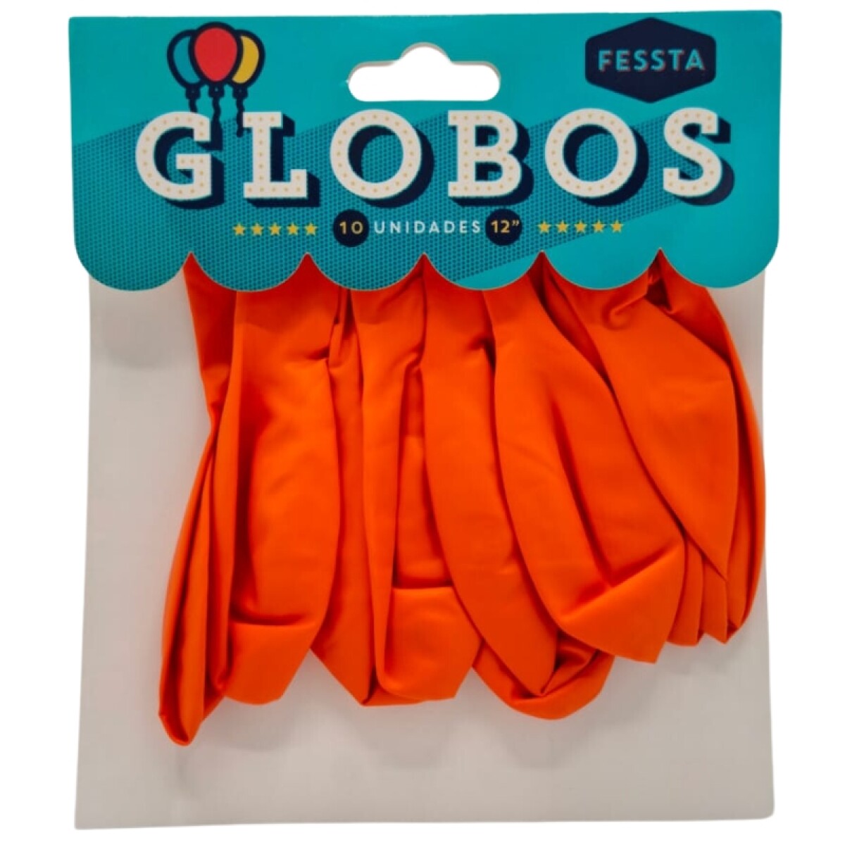 Globos X10 Tamaño R12 - Naranja 