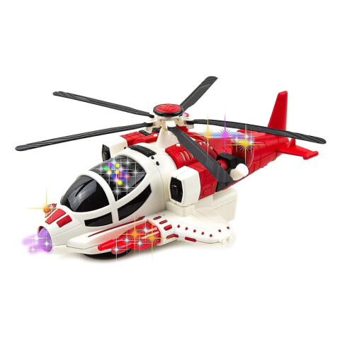 Helicóptero con Movimiento, Luz y Sonido 30 cm U