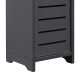 Mueble de baño reducido con puerta NEGRO