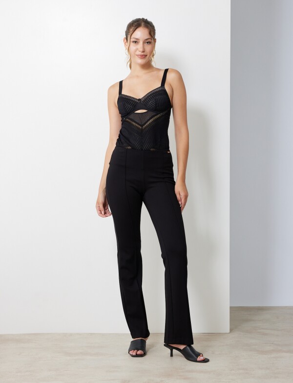 Pantalon Stretch NEGRO