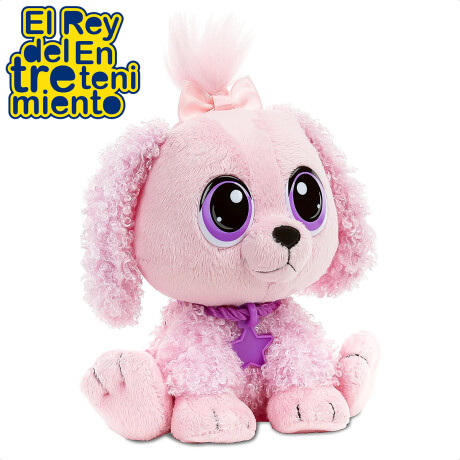 Peluche Mascota Little Tikes Varios Diseños Animales Caniche Rosa