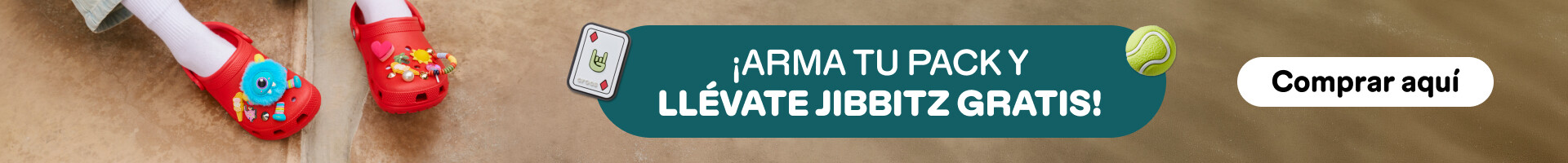 Arma tu Pack Jibbitz
