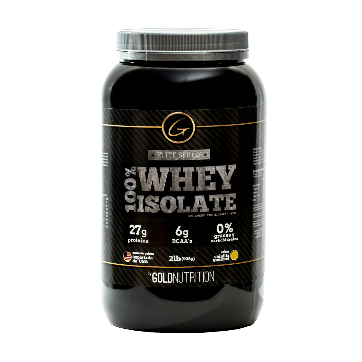 Whey Isolate 2lb Gold Nutrition - Chocolate 