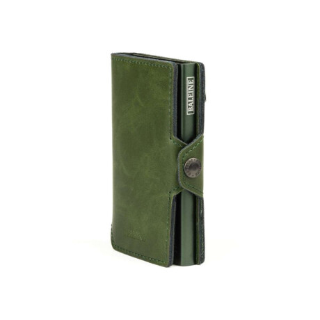 Billetera Baleine Kansas Zipper Full Verde