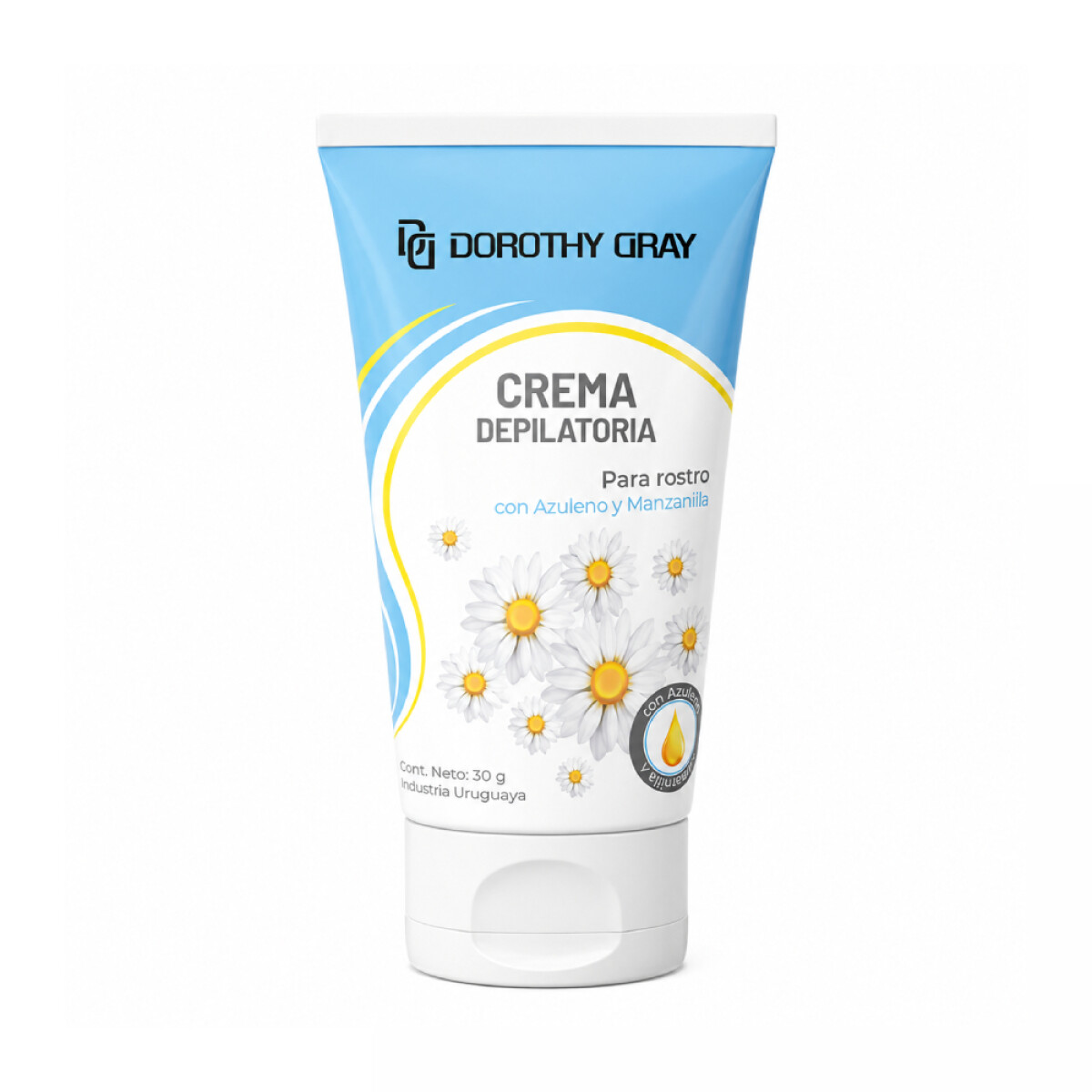 Crema Depilatoria para Rostro Dorothy Gray con Azuleno y Manzanilla 30g 