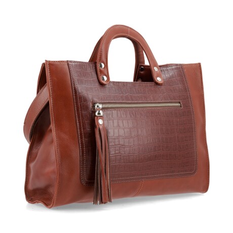 CARTERAS VENET - CUERO DUMBLE TOSTADO