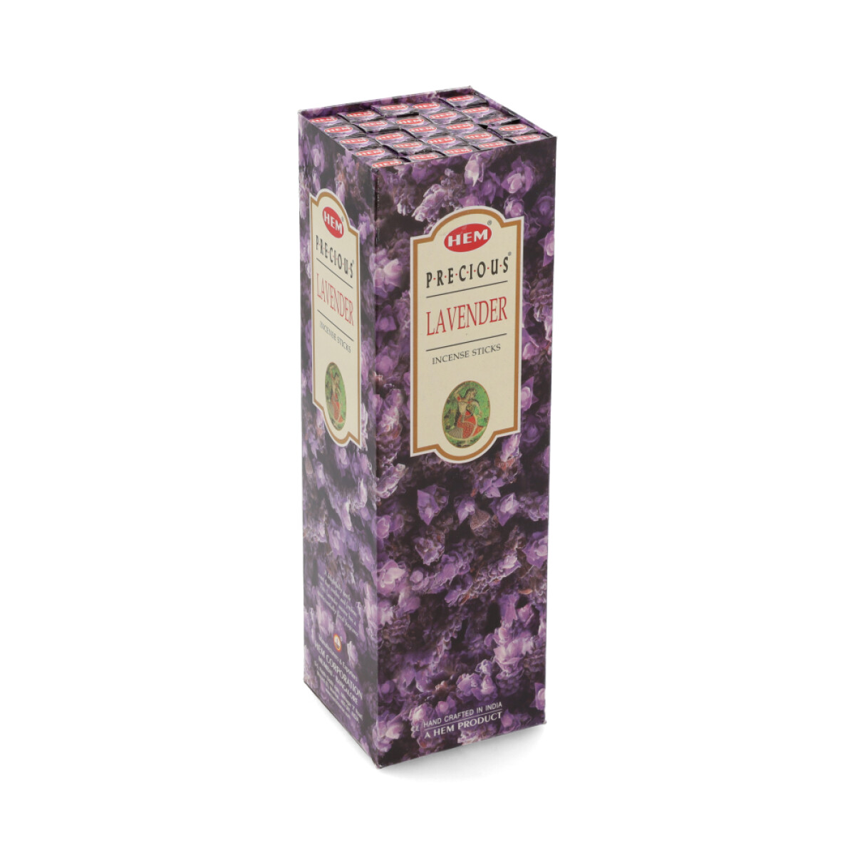 INCIENSO HEM CAJA DE CARBÓN X25 - Preciosa Lavanda 