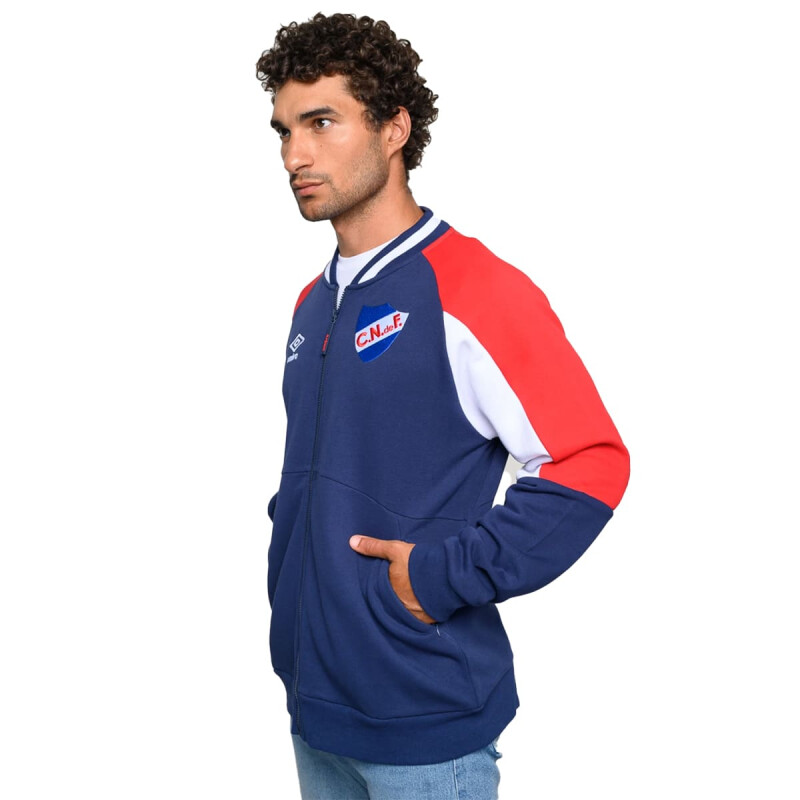 CAMPERA UMBRO BOMBER LIMIT CNF de Hombre - NU143019 Azul-blanco