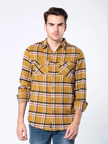 CAMISA RUSTY SATER MOSTAZA