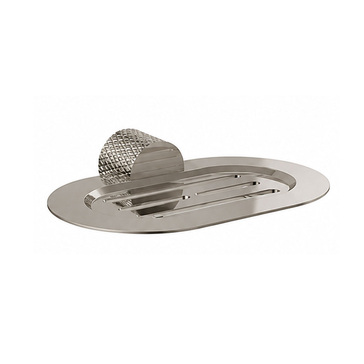 Jabonera De Pared Cepillado Linea Signature Color Gris 
