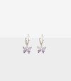Aros Argollas Cubic zirconia Plateado