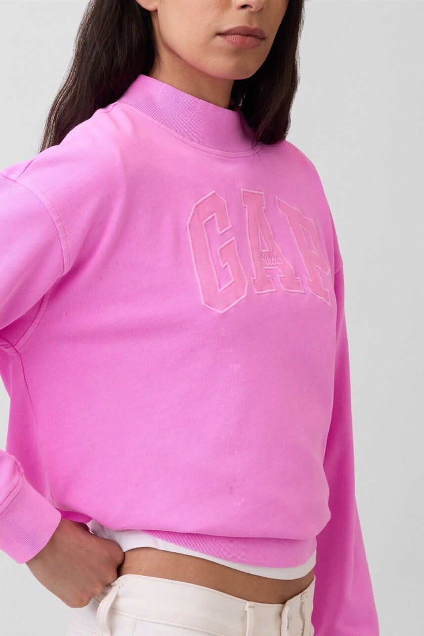Buzo Deportivo Sin Flepa Mujer Neon Pink Glow