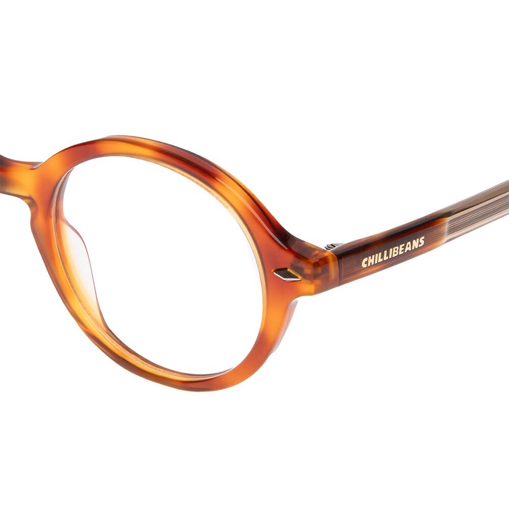 Lentes De Vista Chilli Beans Redondo Hombre Amarillo/Amarillo