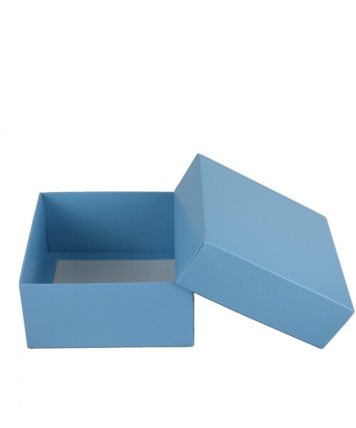 Caja Cuadrada 12x12x6 cm CELESTE