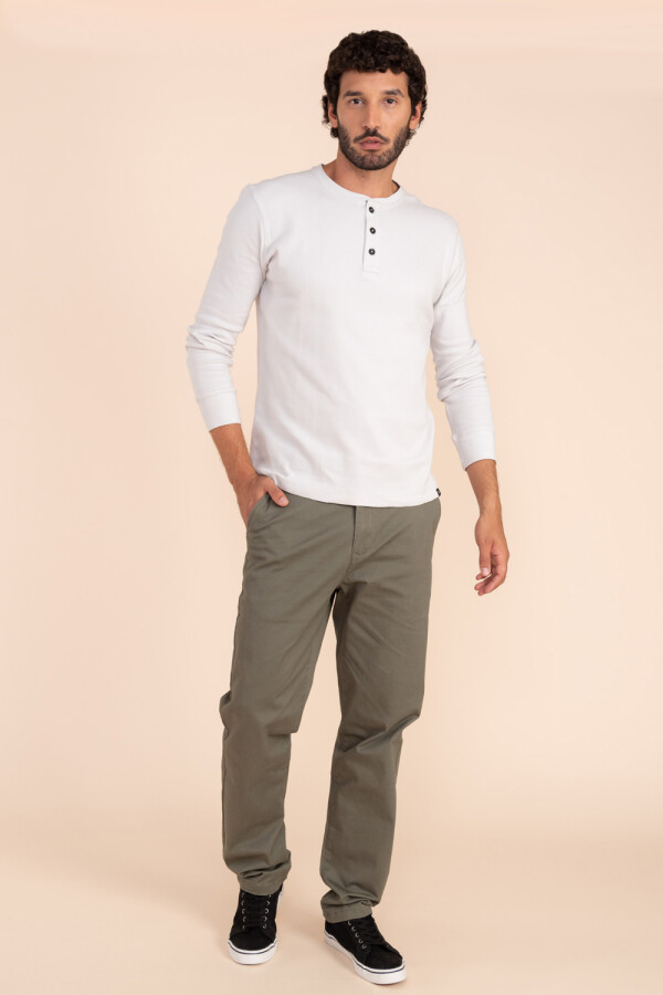 Pantalón chino Verde