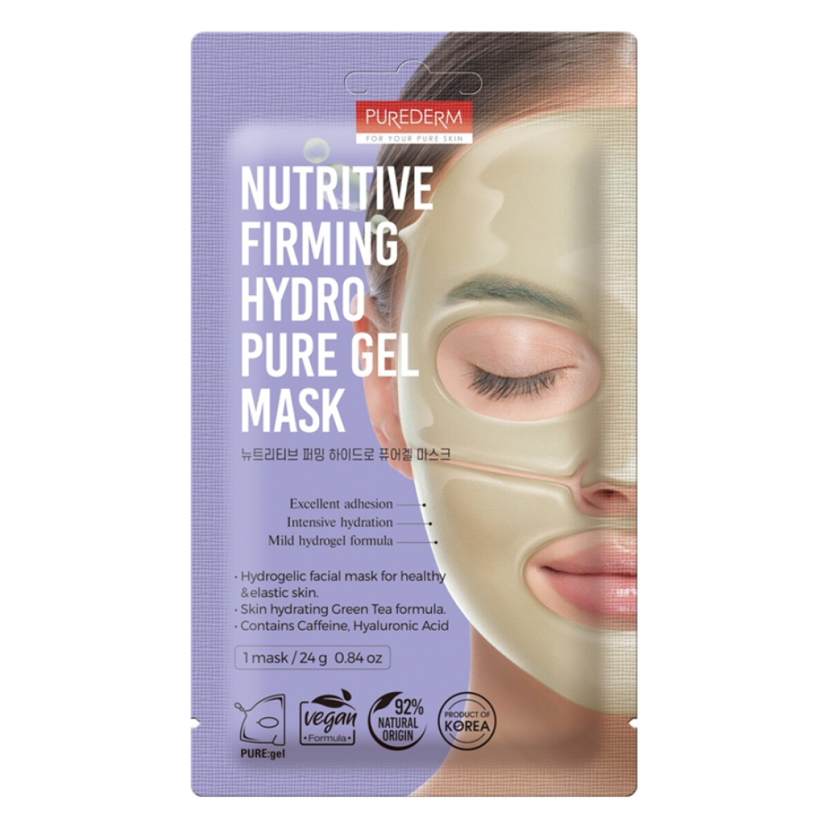 Mascarilla Facial Purederm Nutritive Firming Hydro Gel Mask 
