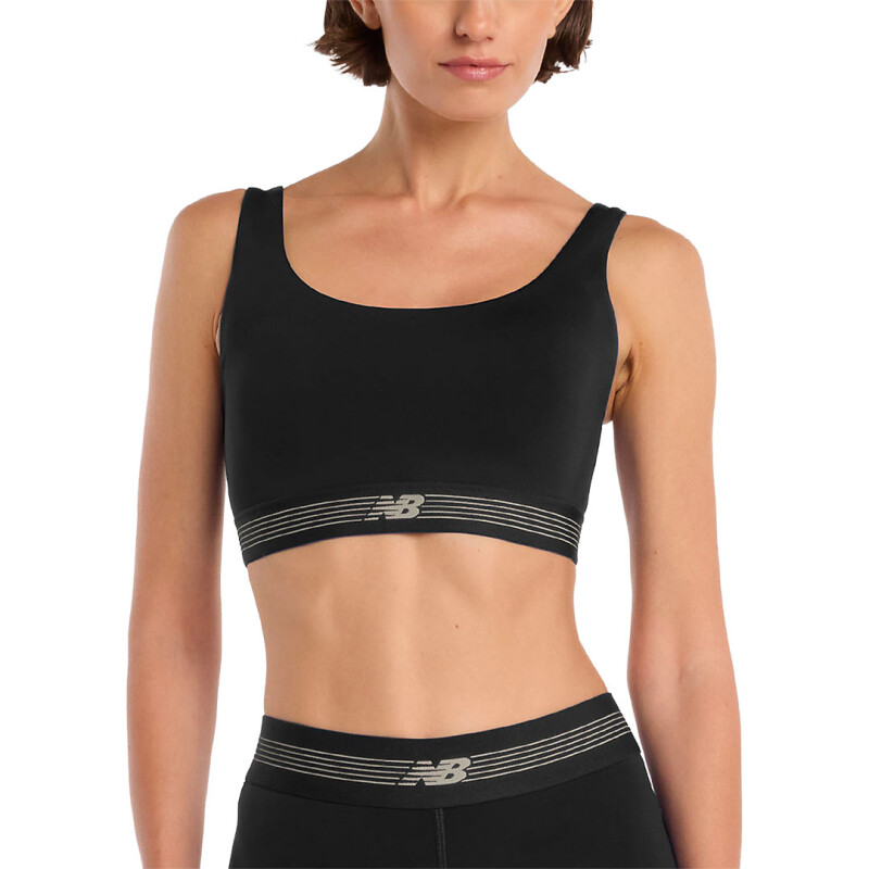 Top de Mujer New Balance Training Bra Negro