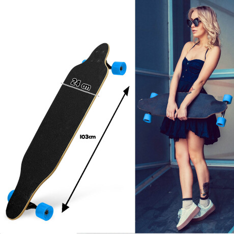 Longboard Profesional 9capas Maple Canadiense Skate 1