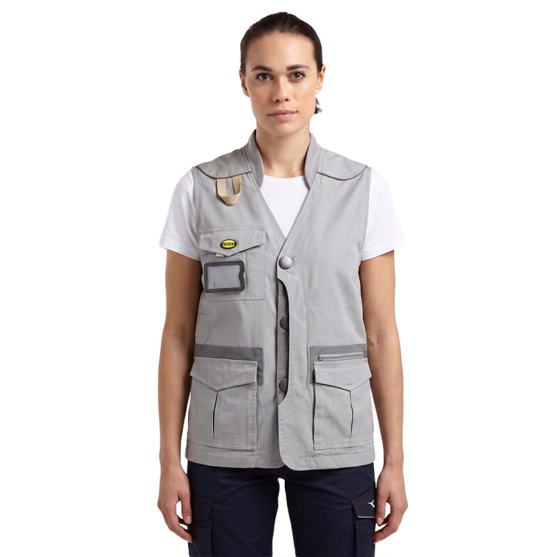 Diadora Utility Apparel Gilet Tornado Summer Utility Gris