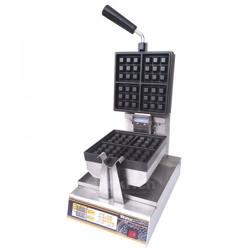 Wafflera Comercial Perpetua - 4 waffles cuadrados Wafflera Comercial Perpetua - 4 waffles cuadrados