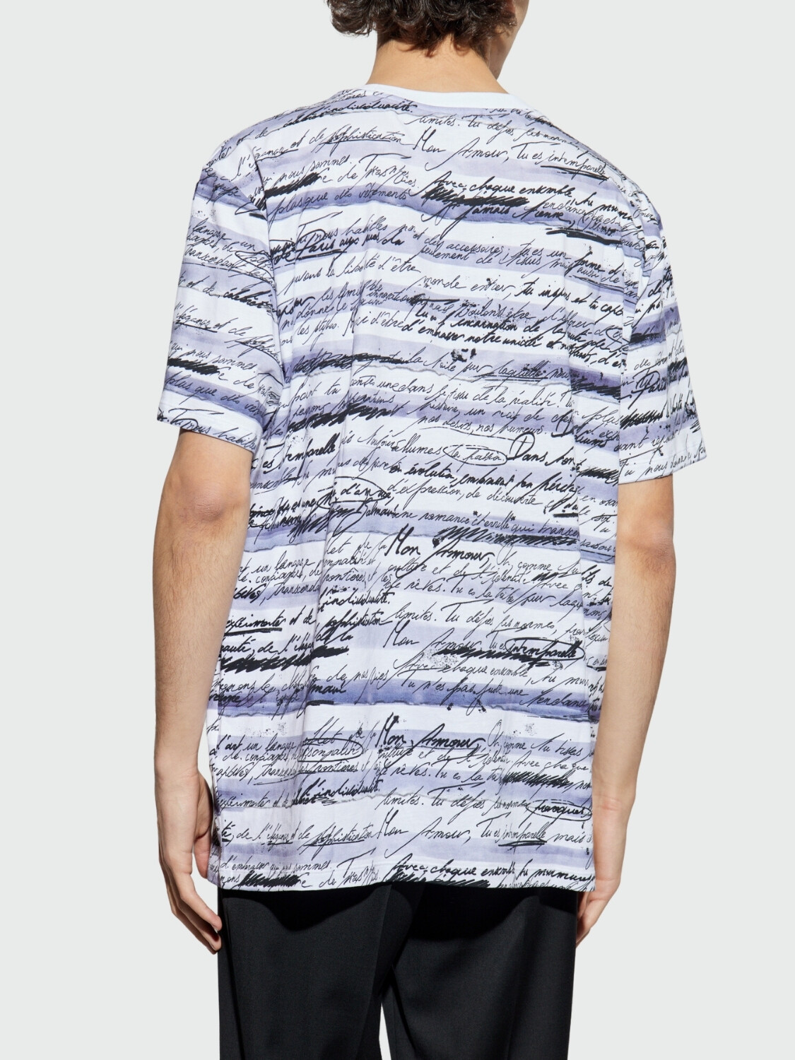 Balmain - Remera de algodón estampada Estampado