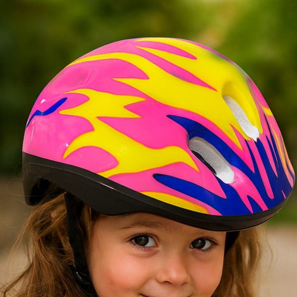 Casco De Proteccion Infantil Rosa