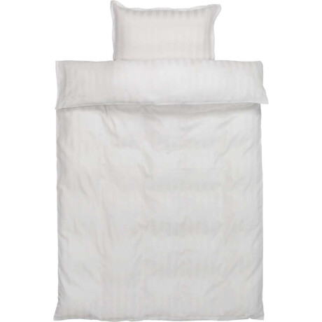 Juego funda nórdica satén NELL 155x220 blanco Blanco