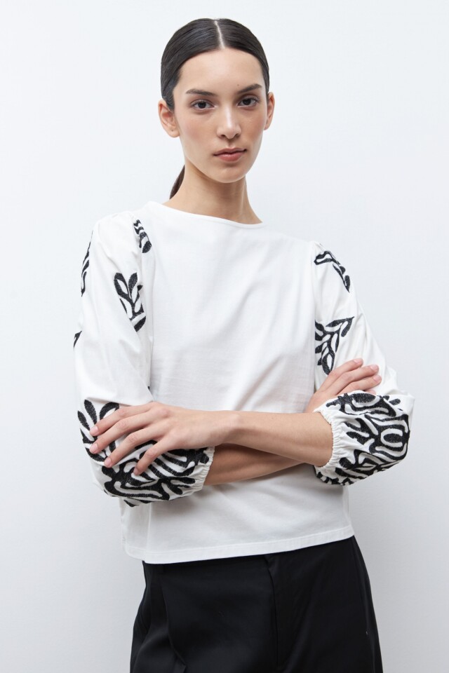 Remera boho crudo