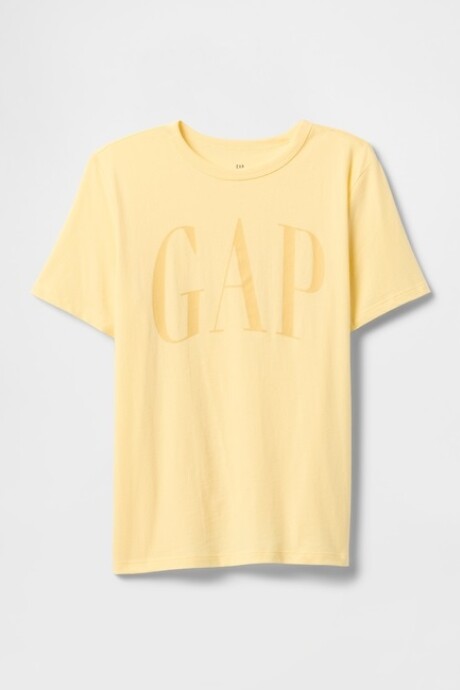 Remera Logo Gap Niño Pale Banana 12-0824Tcx