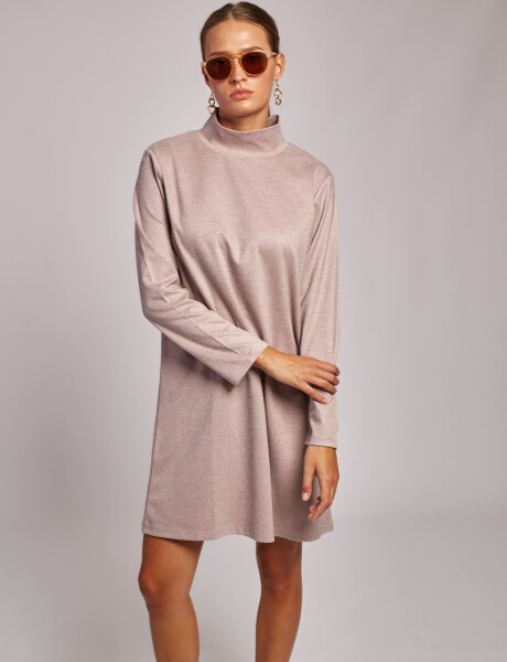 Vestido jersey rosado