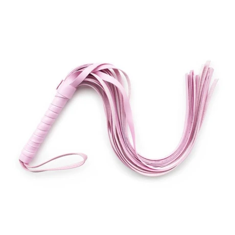 Látigo De Cuero Vegano 54 cm Rosa