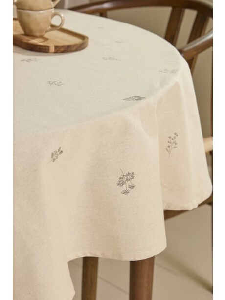 Mantel ENGFIOL Ø160 beige/gris Mantel ENGFIOL Ø160 beige/gris