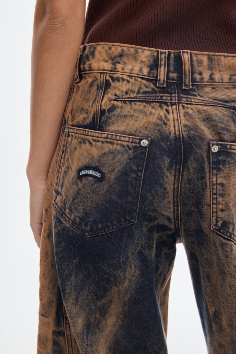 Jean Barrel Washed Peach