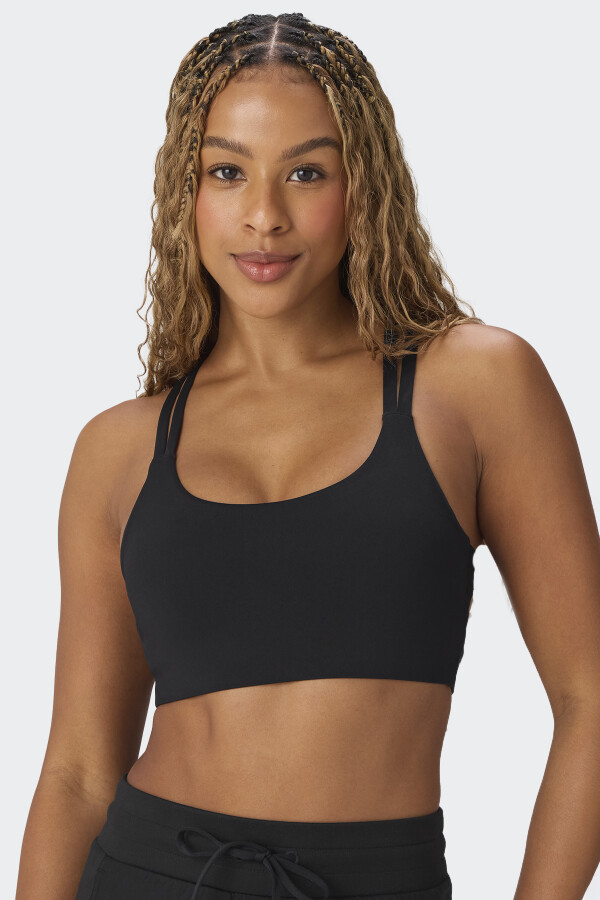 Bra Fabletics Deportivo Principal Low Impact Negro