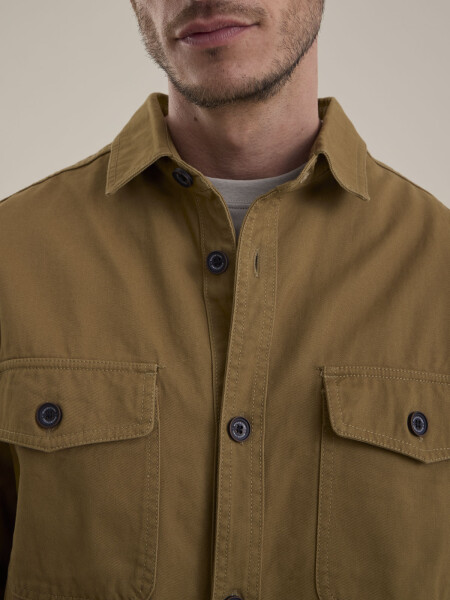 OVERSHIRT PRAGA MOSS GREEN