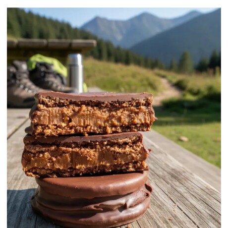 Alfajor Protéico Reducido en calorías Chocolate negro Caja x 8 unidades Alfapro Alfajor Protéico Reducido en calorías Chocolate negro Caja x 8 unidades Alfapro