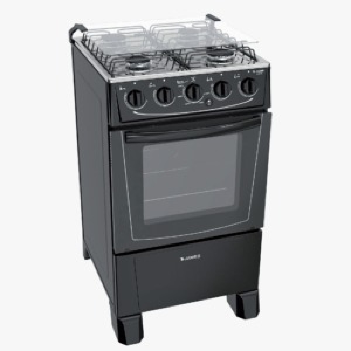 COCINA A GAS C-105 B JAMES NEGRA 