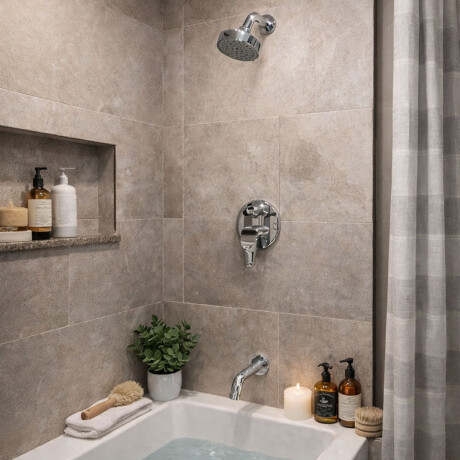 Mezclador Monocomando De Ducha Y Bañera Linea Iguazu 000