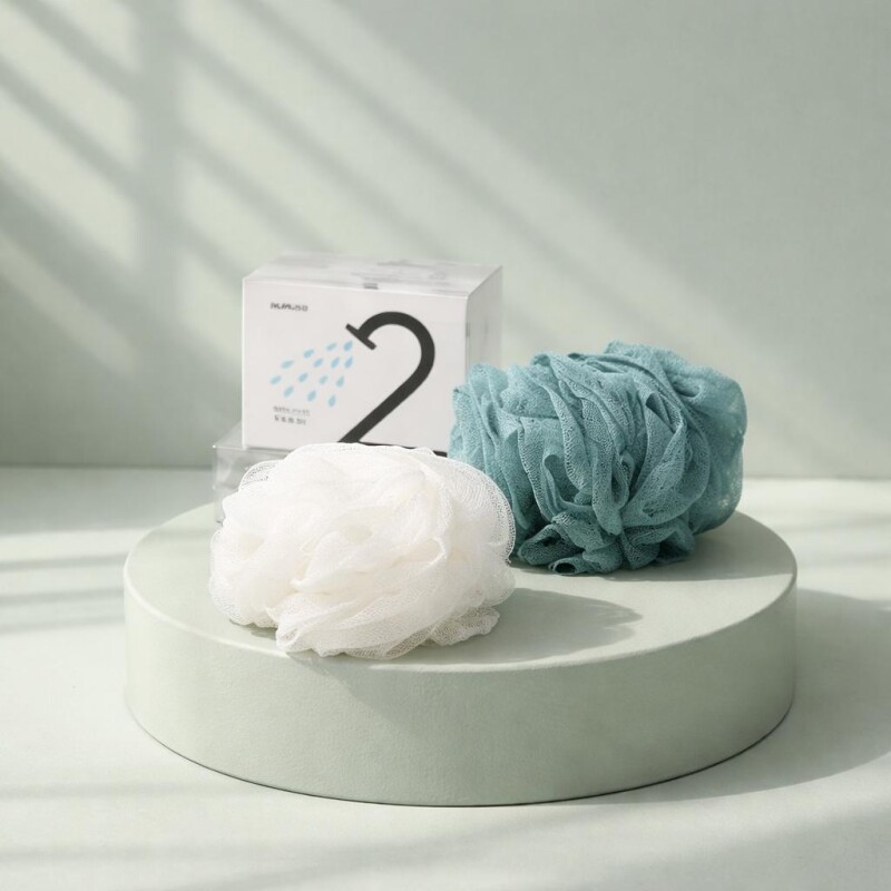 ESPONJA DE DUCHA 2PCS -AZUL ESPONJA DE DUCHA 2PCS -AZUL